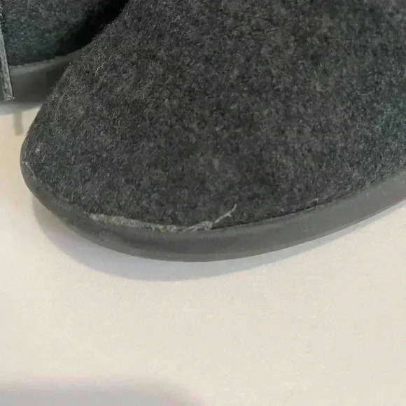 Allbirds women’s wool runners dark grey black sole size 8 lace up - Picture 4 of 8